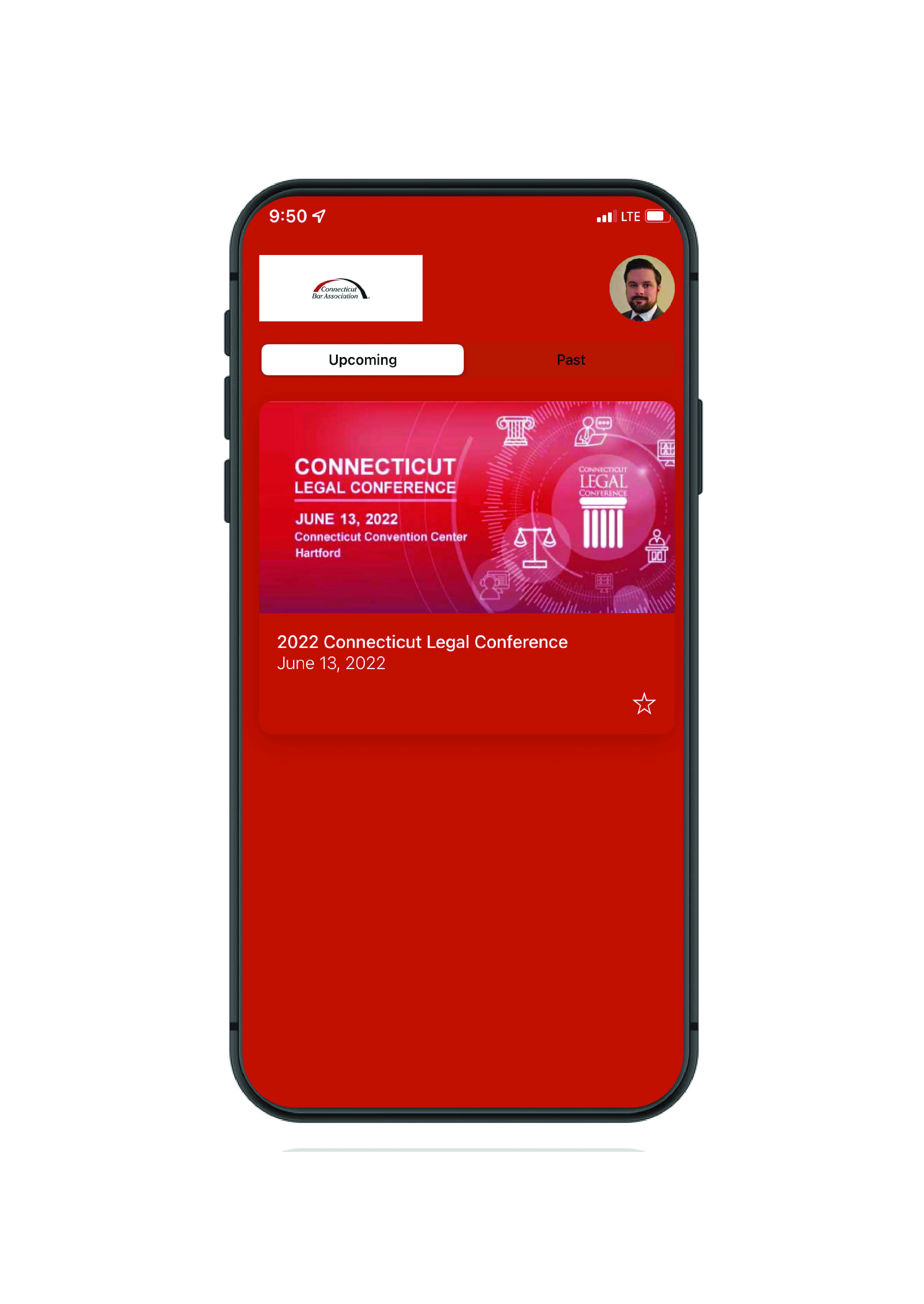 CT Bar Assn Events Page on Phone - CMYK
