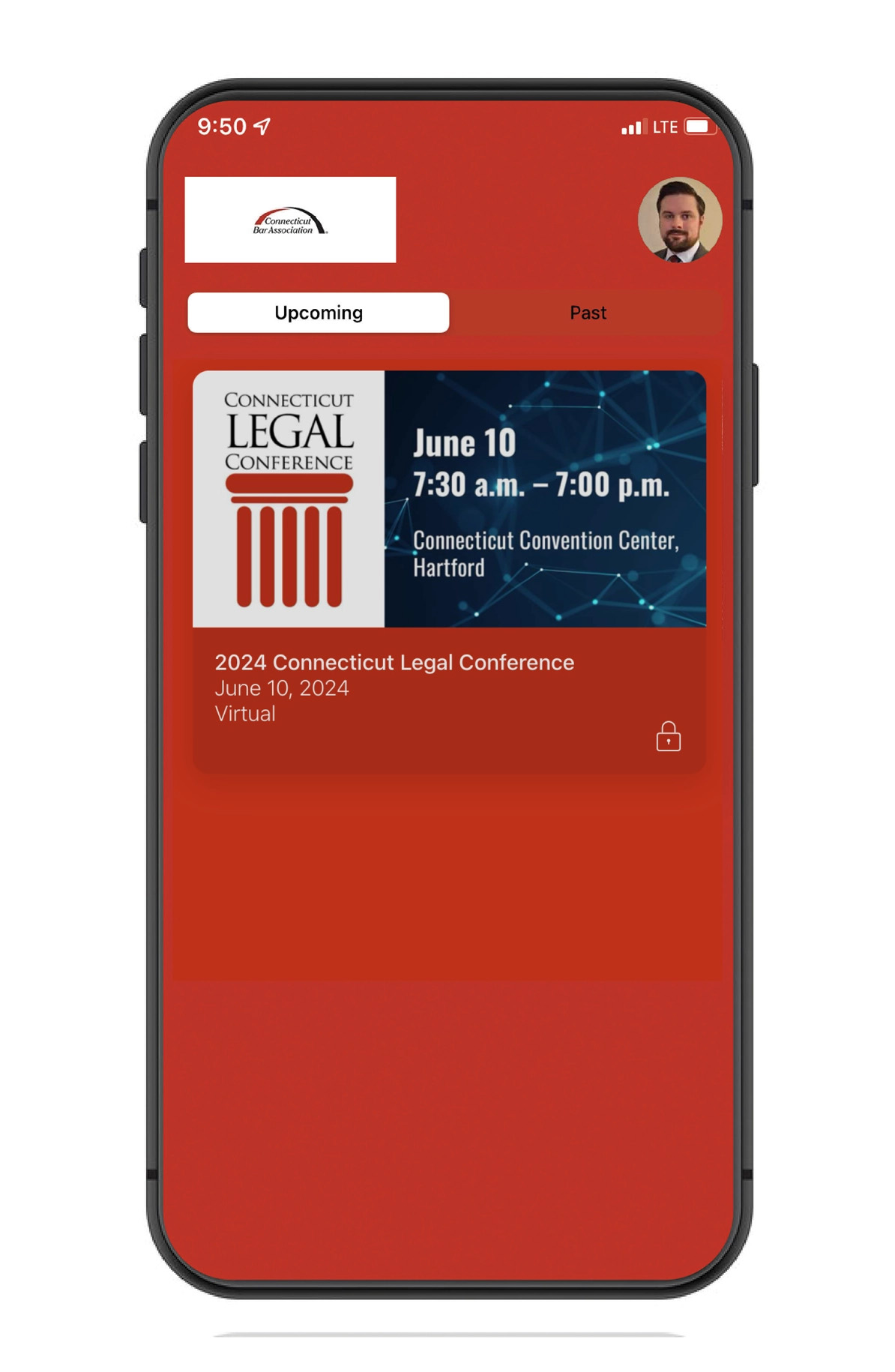 CT Bar ASSN Events Page w Phone