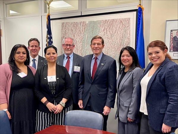 CBA Delegation with Senator Blumenthal CBA Delegation with Senator Blumenthal