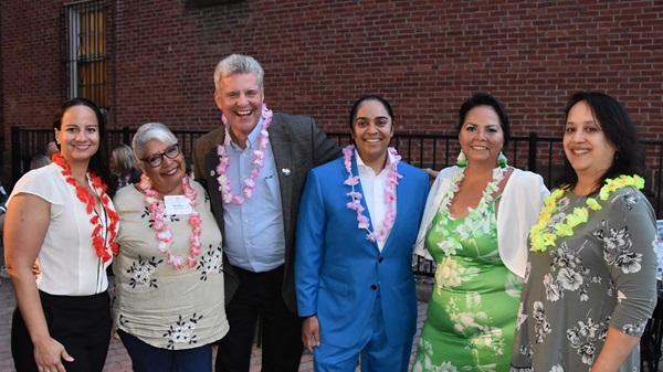 CBA President Maggie Castinado and others at Hawaii Fundraiser